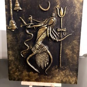 Shiva - Mix Media Painting