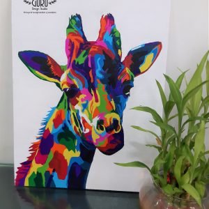 Modern Colorful Giraffe