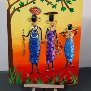 Tribal - Mix Media Painting