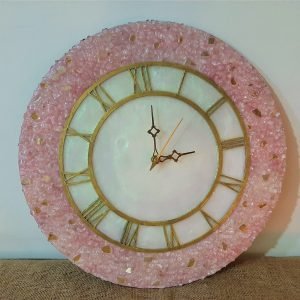 Luxurious Resin Wall Clock