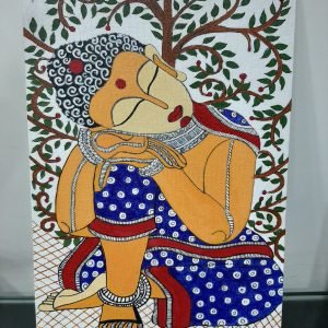 Buddha-Madhubani Painting